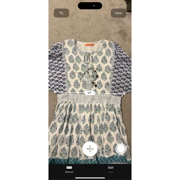 NWT Oliphant tie front balloon sleeve mini dress , Small $288 - Picture 5 of 5